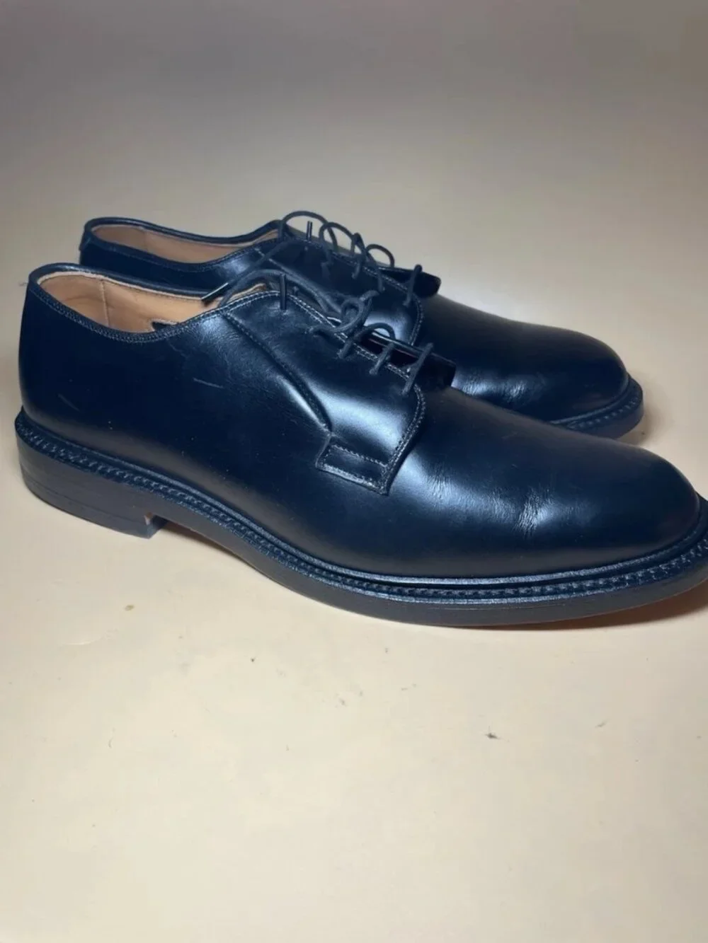 ALLEN EDMONDS LEEDS BLACK 9521 SHOES 9.5 C Made In Usa
